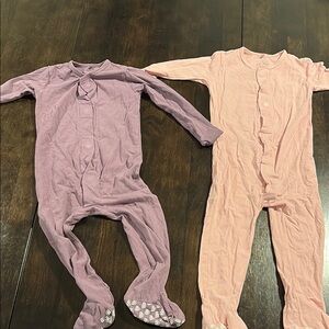 Magnetic Me Pink and Purple One Pieces Footies